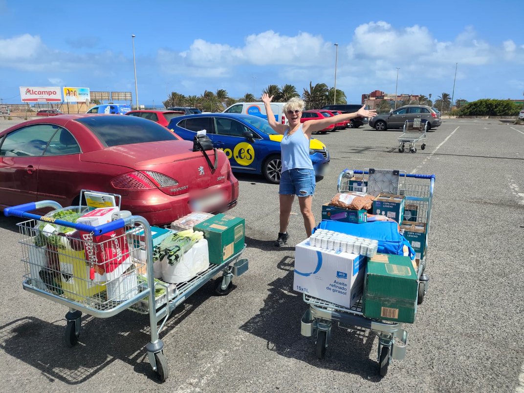Bernadette has done the shopping.